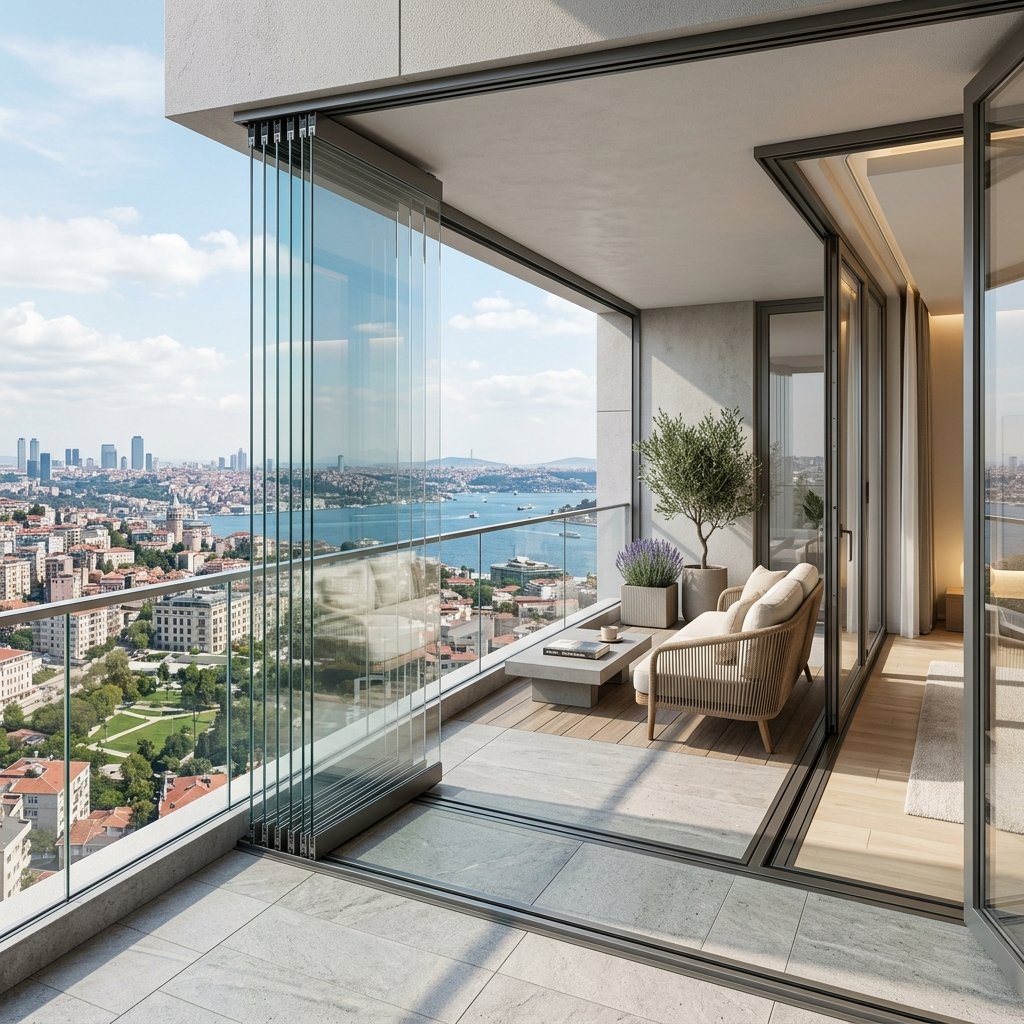 Beşiktaş Katlanır Cam Balkon